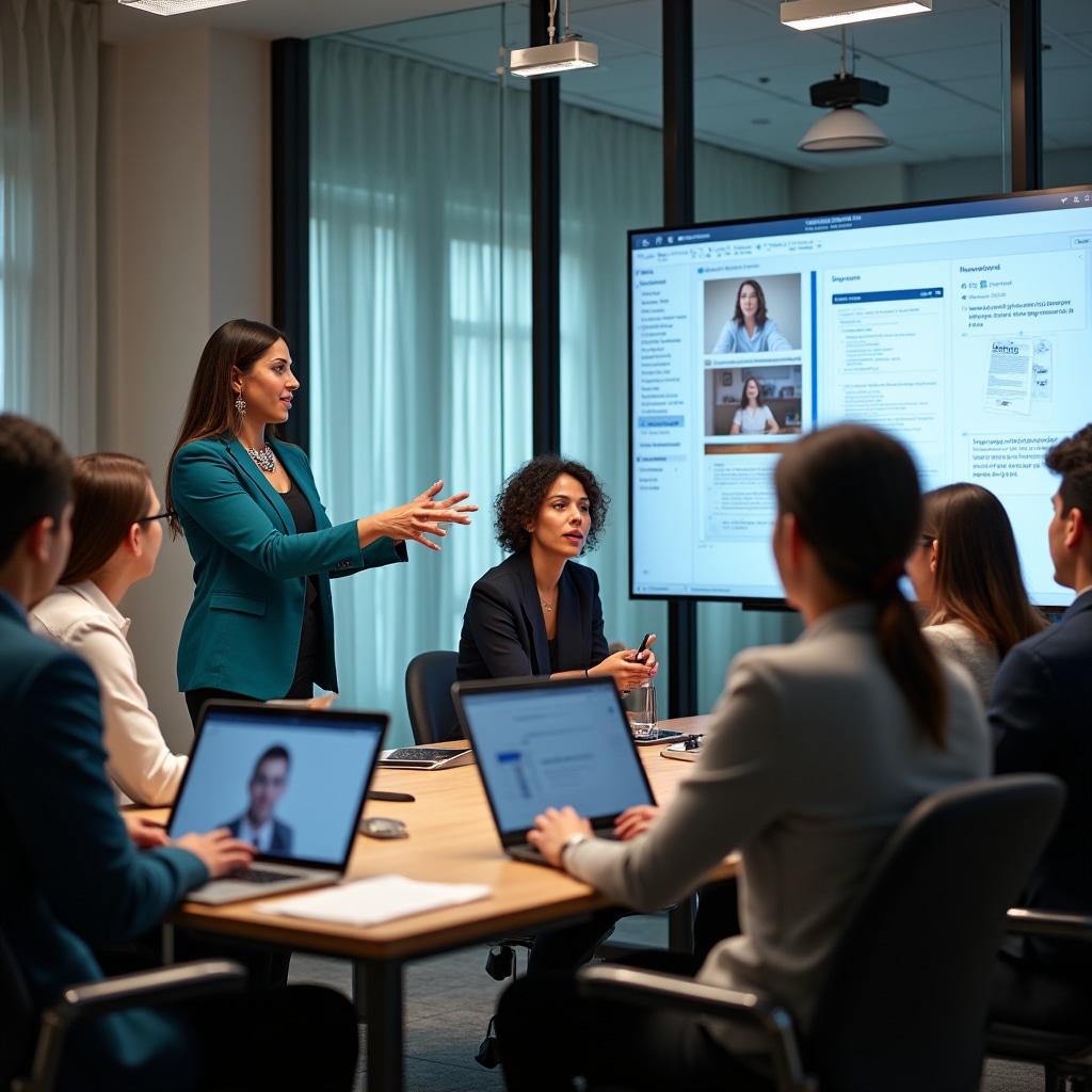 Remote collaboration tools training